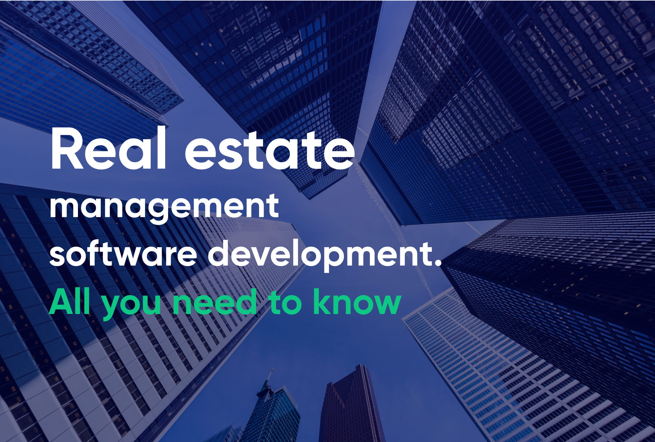 Real estate management software development All you need to know