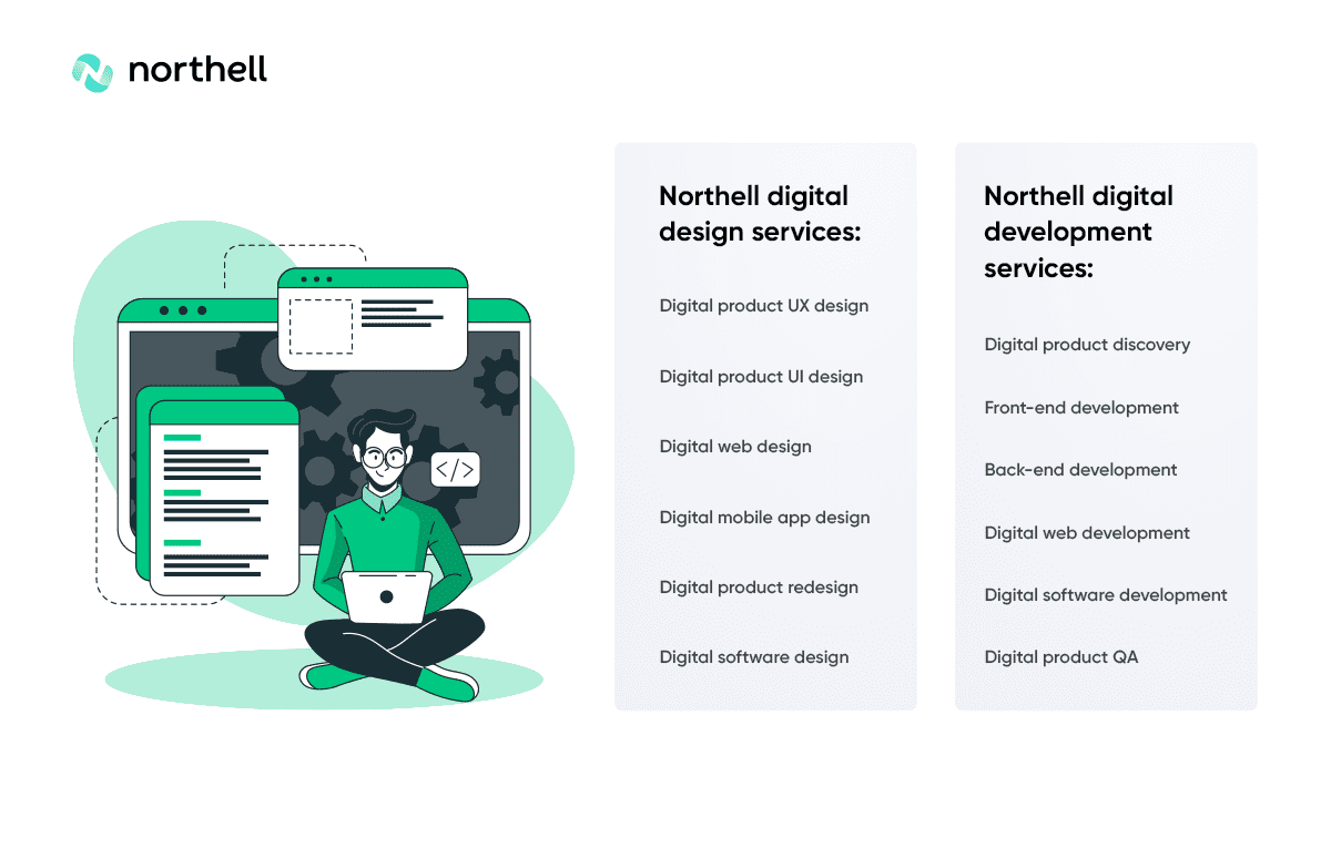 Start digital product design and development with Northell