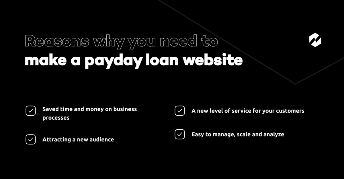 Reasons Why You Need to Make a Payday Loan Website
