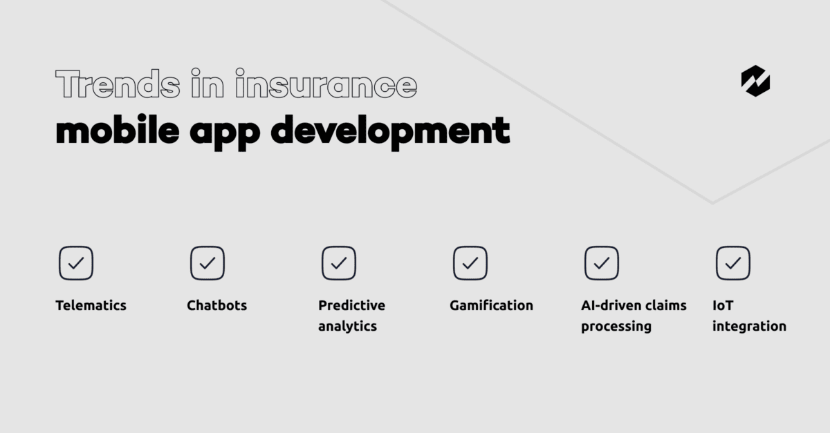 top benefites trends in insurance app development